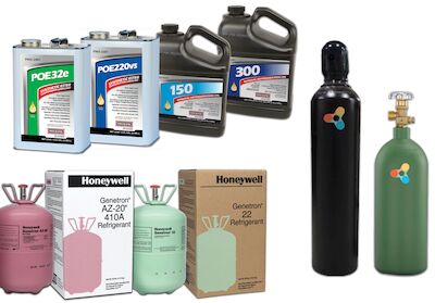 Refrigerant, Gas & Oils