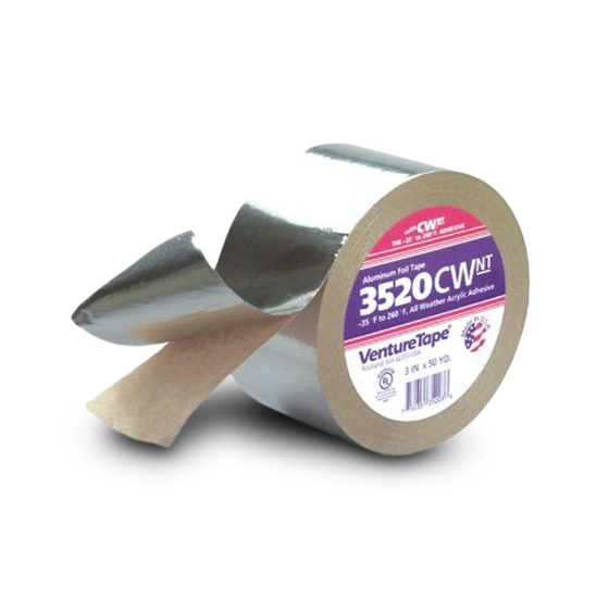 3M™ Venture Tape™ Aluminum Foil Tape 2, 50 Yards, 3.7 mil (Natural  Aluminum)