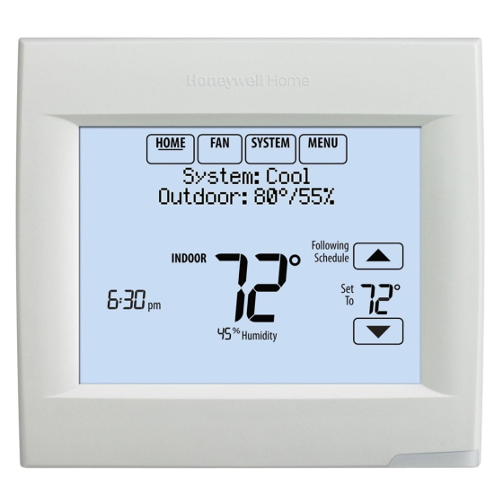 Honeywell 7 day clearance programmable thermostat