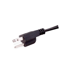 6&#039; Power Supply Cord 110Vac, 14 AWG, Straight Plug