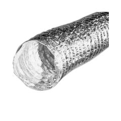 3&quot; Non-Insulated Aluminum Foil Duct 25&#039;