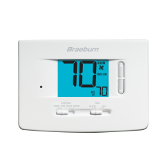 Braeburn® Non-Programmable Thermostat 2H/2C (2H/1C HP), 24Vac/3Vdc (2 AA)
