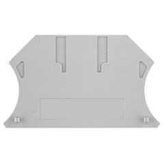 End Barrier for Screw Type Terminal Block, Gray