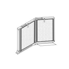 20&quot; x 32&quot; Filter Rack with Filters