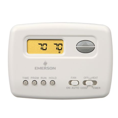 Emerson 70 Series™ 5+2 Day Programmable Thermostat 2H/1C, 24Vac (Heat Pump)