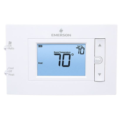 Emerson 80 Series™ Non-Programmable Thermostat 1H/1C, 24Vac/3Vdc (2 AA)