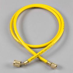 Yellow Jacket® Plus II™ AC Yellow Hose, 60&quot; Length, 1/4&quot; with 45° SealRight™ Low Loss Anti-Blow Back Fitting 