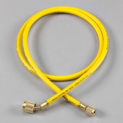 Yellow Jacket® Plus II™ AC Yellow Hose, 60&quot; Length, 1/4&quot; with 45° SealRight™ Low Loss Anti-Blow Back Fitting 