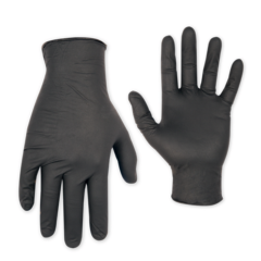 CLC® Black Nitrile Disposable Gloves Non-Powdered (L - 100pk)