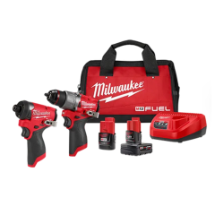 Milwaukee® M12™ 2-Tool Hammer Drill/Impact Driver Combo Kit