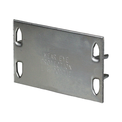 Steel Safety Plate, 3 in. x 5 in., 16ga