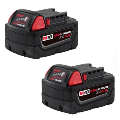 Milwaukee® M18™ REDLITHIUM™ XC5.0 Extended Capacity Battery 18V, 5Ah (2pk)