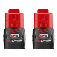 Milwaukee® M12™ REDLITHIUM™ Compact Battery 12V, 1.5Ah (2pk)