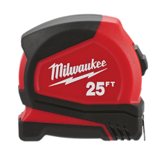 Milwaukee® Compact Tape Measure 1&quot; x 25&#039;
