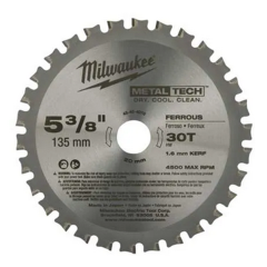 Milwaukee® Metal &amp; Stainless Circular Saw Blade 5-3/8&quot;, 30T