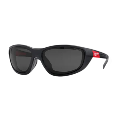Milwaukee® Performance Safety Glasses with Gasket (Black Frame - Polarized Black Lenses)