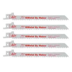 Malco® BiMetal Wood Cutting Reciprocating Saw Blades 6&quot;, 6 TPI (5pk)