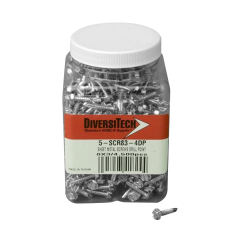 DiversiTech® 5-SCR83-4DP Sheet Metal Screws with Drill Point 1/4 in. Slotted Hex Head, 3/4 in. L, #8 (500 pk)