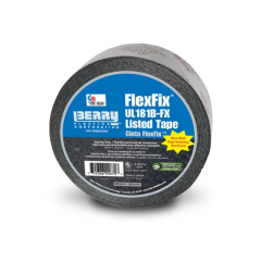 Berry 555 FlexFix UL 181B-FX Film Tape 3&quot;, 120 Yards, 3.1 mil (Metallic)