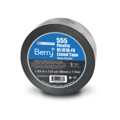 Berry 555 FlexFix UL 181B-FX Film Tape 2&quot;, 120 Yards, 3.1 mil (Metallic)
