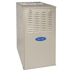 Carrier Comfort™ Multipoise Furnace, 80% AFUE, 18 Speed ECM, Single Stage, (SCAQMD/SJVAPCD Compliant) Ultra-Low NOx, 115/1