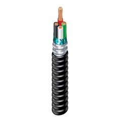Southwire EZ-IN™ Stranded-Shielded Mini-Split Cable 600v 14 AWG, 4-Conductors, 250&#039; (Black)