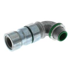 EZ-IN™ Liquid Tight Conduit Connector 90° Elbow 1/2&quot; (Metallic)