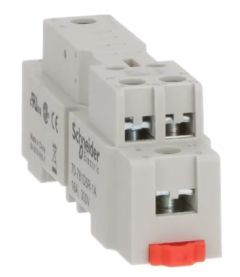 Relay Socket, 1 Pole, SPDT, Slim-Line, DIN/Panel, IP20 Socket