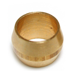 Brass Compression Sleeve 1/4 in.