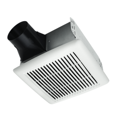 Broan® Flex™ Ventilation Fan 4 in. Round Duct, 80CFM, 2 Sones, 120Vac (Wall Mountable)