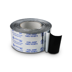 Hardcast® Foil-Grip™ 1404-181BFX Indoor/Outdoor Rolled Mastic Sealant Tape 3&quot;, 33 Yards, 17 mil (Aluminum)