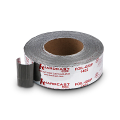 Hardcast® Foil-Grip™ 1402 Indoor/Outdoor Rolled Mastic Sealant Tape 3&quot;, 33 Yards, 17 mil (Aluminum)