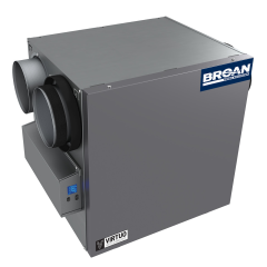 Broan® AI Series™ Energy Recovery Ventilator, 5 in. Round Duct, 150CFM, 120Vac