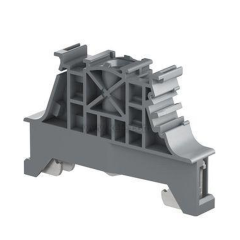 Din Rail End Stop - Double Gripping (Dark Gray)