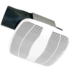 Air King® ENERGY STAR® Certified Snap-In Installation Ventilation Fan 4 in. Oval Duct, 70CFM, 1.5 Sones, 120Vac (Wall Mountable)