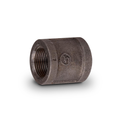 BPF-07 Black Iron Pipe Coupling 1/2&quot; FIP (cl150 - Sch40)