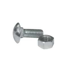 Duro Dyne® 3/8 in. Nut &amp; Carriage Bolt Set (125 pk)