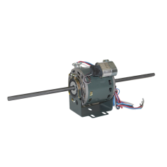 Double Shaft Direct Drive Blower Motor 1/6HP, 1450RPM, 115Vac, 1.8A, 7.5µF/370Vac, 3 Speed, (PSC)