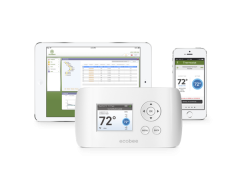 Ecobee 2 Heat/2 Cool/3 Heat/2 Cool HP, Wi-Fi Thermostat, Commercial