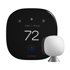 ecobee Smart Thermostat Premium with Wi-Fi, 2H/2C (4H/2C HP), 24Vac