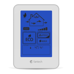 Fantech® ECO-Touch® Auto IAQ Touchscreen Control 