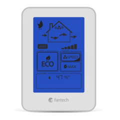 Fantech® ECO-Touch® Auto IAQ Touchscreen Control