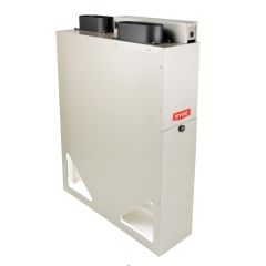 Energy Recovery Ventilator with Narrow Vertical Top and Side Ports