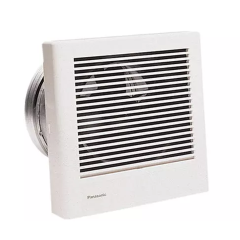 Panasonic WhisperWall™ Thru-the-Wall Ventilation Fan 8 in. Round Duct, 70CFM, 1.1 Sones, 120Vac