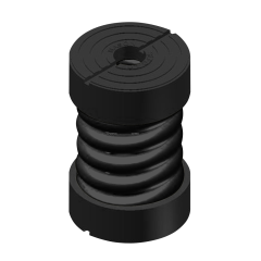 Mason Industries Single Spring Isolation Mount, 7/16&quot;, 1.02&quot; Deflection, 54lbs. (Unhoused)