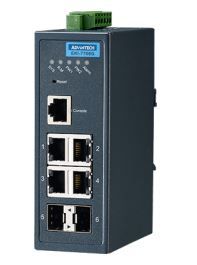 Managed IP Ethernet Switch 4 port + 2 SFP Ports