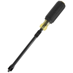 Klein Tools® Cabinet Tip Slotted Screwdriver with Round Shank 1/4&quot; x 7&quot;