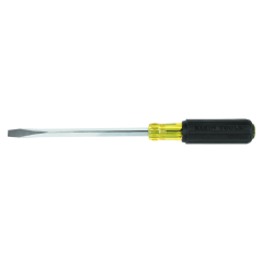 Klein Tools® Keystone-Tip Slotted Screwdriver with Heavy-Duty Square Shank 3/8&quot; x 8&quot;