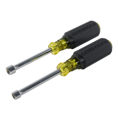 Klein Tools® 2-Piece Magnetic Nut Driver Set 1/4&quot; &amp; 5/16&quot; x 3&quot;