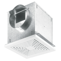 Broan® Losone Select™ High-Capacity Ventilation Fan 6 in. Round Duct, 109CFM, 0.9 Sones, 120Vac (Wall Mountable)